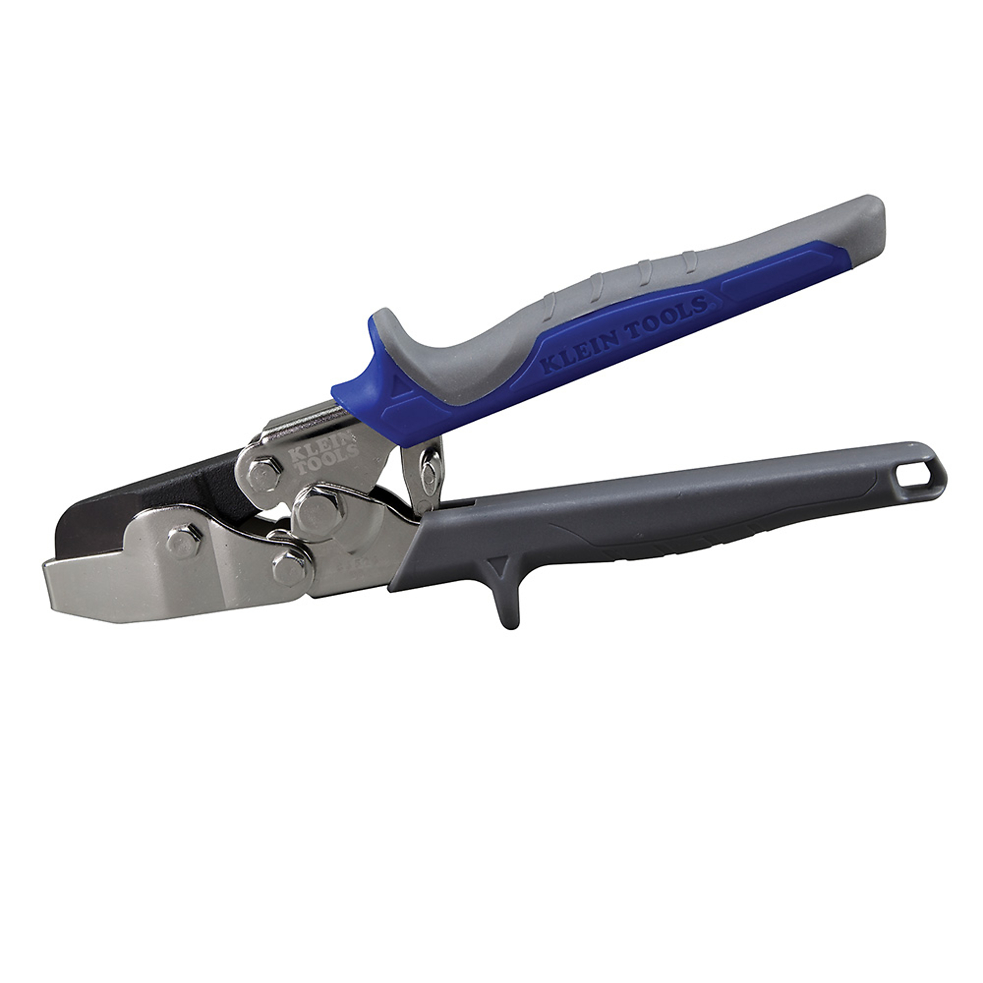 Klein Tools HVAC Hand Notcher — 13/16in. Throat Depth, Steel Construction, Contoured Grips, Model# 86526